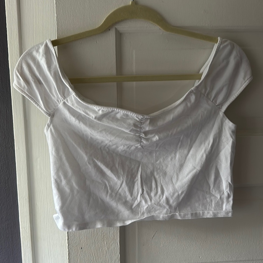 White Off the Shoulder Top